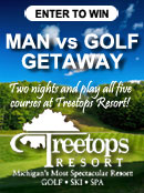 Man vs. Golf at Treetops Resort!